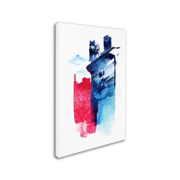 Robert Farkas 'This Is My Town' Canvas Art,30x47